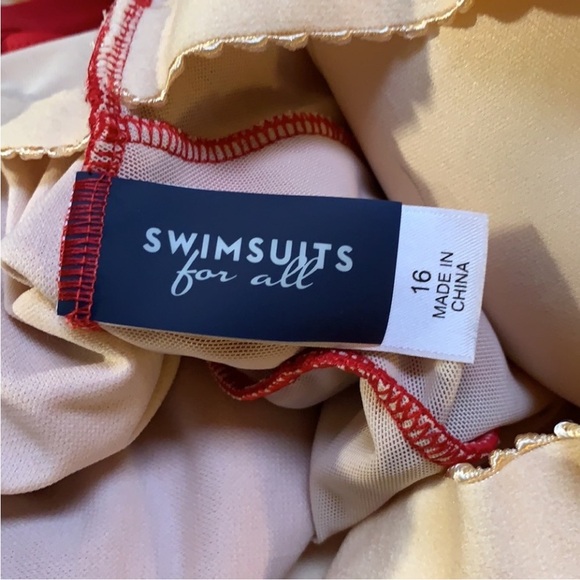 SWIMSUITS FOR ALL ONE PIECE SZ 16 EUC - Picture 5 of 7